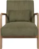 Fauteuil Salon Cotele Scott Vert Voir les images du produit 2