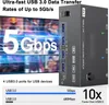 Přepínač KVM USB 3.0, dva vstupy, tři výstupy, tři Náhled obrázku produktu 5