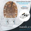 SANILO® WC sedadlo s automatickým spúšťaním a rýchlym Náhľad obrázku produktu 5