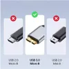 Cavo USB-C a Micro USB adattatore cavo dati disco rigido Anteprima dell’immagine prodotto 6