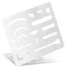 Aristo Radierschablone 9 x 6 cm rostfreier Stahl, 15 Produktbild-Vorschau 3