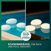 EASYmaxx LED Solarleuchte mit Fernbedienung - 3 kaltweiße Produktbild-Vorschau 5