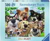 Ravensburger puzzel, 500 stukjes, "Selfie Dogs Delight", Productafbeelding-voorbeeld 3