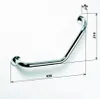 Haltegriff 370x230x80mm, polierter Edelstahl Produktbild-Vorschau 2