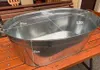 Zinkwanne Badewanne groß rund massiv aus Metall oval Produktbild-Vorschau 2