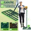 LARS360 50x25cm Rasen Rakel Metall Rasen Rakel Lawn Rakel Produktbild-Vorschau 7