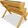 A three-tiered wooden planter box on a white and gray background. Produktbild-Vorschau