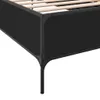 Bettgestell Schwarz 90x200 cm Holzwerkstoff und Metall Produktbild-Vorschau 6