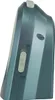 Side view of a blue and white alarm clock. Produktbild-Vorschau