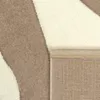 Tappeto di design con taglio sagomato Modern Beige Creme, Anteprima dell’immagine prodotto 4