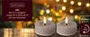 LED Teelichter mit Timer Outdoor 6,5x5cm Grau / Warmweiß 2 Produktbild-Vorschau 4