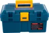 A teal and yellow toolbox is shown against a white background. Produktbild-Vorschau