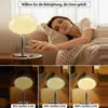 Pilz Tischlampe dimmbar Glas Nachttischlampe 3 Lichtfarben Produktbild-Vorschau 4
