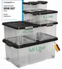 Novaliv 7-delige set opbergboxen met deksel, antraciet: 1x Productafbeelding-voorbeeld 6