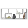 vidaXL Nástenná polica biela 36x16x90 cm Materiál drevo Náhľad obrázku produktu 7