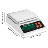 VEVOR Industrielle Zählwaage, 10 kg x 0,1 g, digitale Waage Produktbild-Vorschau 8