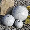 CLGarden 3er Set Quellstein Granitkugeln Ø 15cm 23cm 30cm Produktbild-Vorschau 2