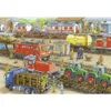 2 x 24 Teile Ravensburger Kinder Puzzle Trubel am Bahnhof Produktbild-Vorschau 2