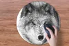 MuchoWow® Mauspad Mousepad Wolf mit verschneitem Kopf in Produktbild-Vorschau 3