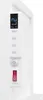 A close-up view of the control panel of a white electric heater. Produktbild-Vorschau