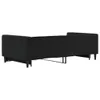 vidaXL Tagesbett Ausziehbar Schwarz 100x200 cm Samt Produktbild-Vorschau 5