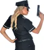 Kostüm Bluse "Polizistin" | Schwarz Größe: S/M Produktbild-Vorschau 2