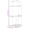 Uchwyt na drewno antracytowy 80x45x190 cm ocynkowana stal Podgląd zdjęcia produktu 8