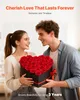 SucceBuy 27 pz. Rose eterne in scatola cuore, bouquet Anteprima dell’immagine prodotto 3