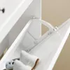 SoBuy Mobile Scarpiera con ante a ribalta Bianco Scandinavo Anteprima dell’immagine prodotto 5