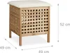 relaxdays 10020156_0 relaxdays   Badhocker braun Anteprima dell’immagine prodotto 4