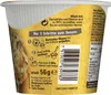 The image shows the side of a Maggi 5 Minuten Terrine cup with preparation instructions and nutritional information. Produktbild-Vorschau