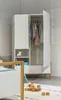 Weißer Kinderkleiderschrank VICTOR Produktbild-Vorschau 3