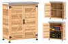 Outsunny Gartenschrank mit Pflanztisch Holz Geräteschuppen Produktbild-Vorschau 1