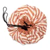 Play&Go Spielzeugsack/Spielmatte 140cm, Stripes Brown Produktbild-Vorschau 2
