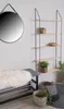 A modern hallway vignette with a shoe rack, bench, mirror, and shelving unit. Anteprima dell’immagine prodotto