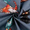 Baumwollstoff mit Kindermotiv ab 0,5m Meterware 160cm breit Kinderstoff Katzen Produktbild-Vorschau