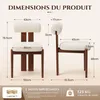 Set di 4 sedie da pranzo con schienale cilindrico, Anteprima dell’immagine prodotto 12