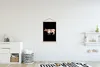 MuchoWow® Textilposter Kuh - Illustration - Braun 60x90 cm Produktbild-Vorschau 2