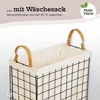Lycce Nischen-Wäschekorb 58L aus Metall geflochten, Produktbild-Vorschau 5