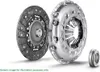 A clutch disc, clutch pressure plate, and a bearing are displayed against a white background. Produktbild-Vorschau