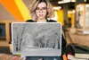 MuchoWow® Laptop Aufkleber Sticker Cover Bäume - Schnee - Produktbild-Vorschau 5