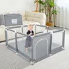 Baby Laufgitter 126*126cm Laufstall Absperrgitter mit 50 Produktbild-Vorschau 4