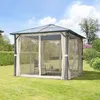 Gartenpavillon 3x3 m ca 6 mm Polycarbonat-Dach mit Produktbild-Vorschau 5