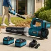 Akku Laubbläser 850W Brushless 180 km/h 800 m³/h mit Produktbild-Vorschau 1