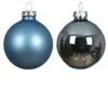 Weihnachtskugeln Glas 6cm x 10 Stück - Eisblau Produktbild-Vorschau 2
