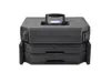 A stack of black plastic cases with a handle on top, isolated on a white background. Náhled obrázku produktu