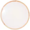spritzwassergeschützte Holz LED Deckenlampe, Ø 34 cm, 3000K Produktbild-Vorschau 4