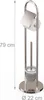 Set da bagno Relaxdays, acciaio inossidabile, A x P: 79 x Anteprima dell’immagine prodotto 4