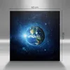 NASA - Earth, galaxy and sun – Leinwandbild Wandbild – Produktbild-Vorschau 4
