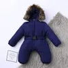 80cm -Baby Winter Overall mit Kapuze Strampler Schneeanzug Produktbild-Vorschau 3